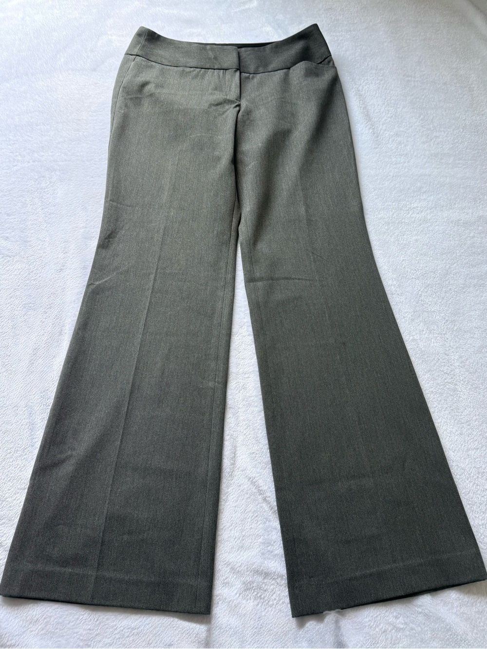 Express Editor Design Studio Women’s Gray Wide-Leg Dress Pants